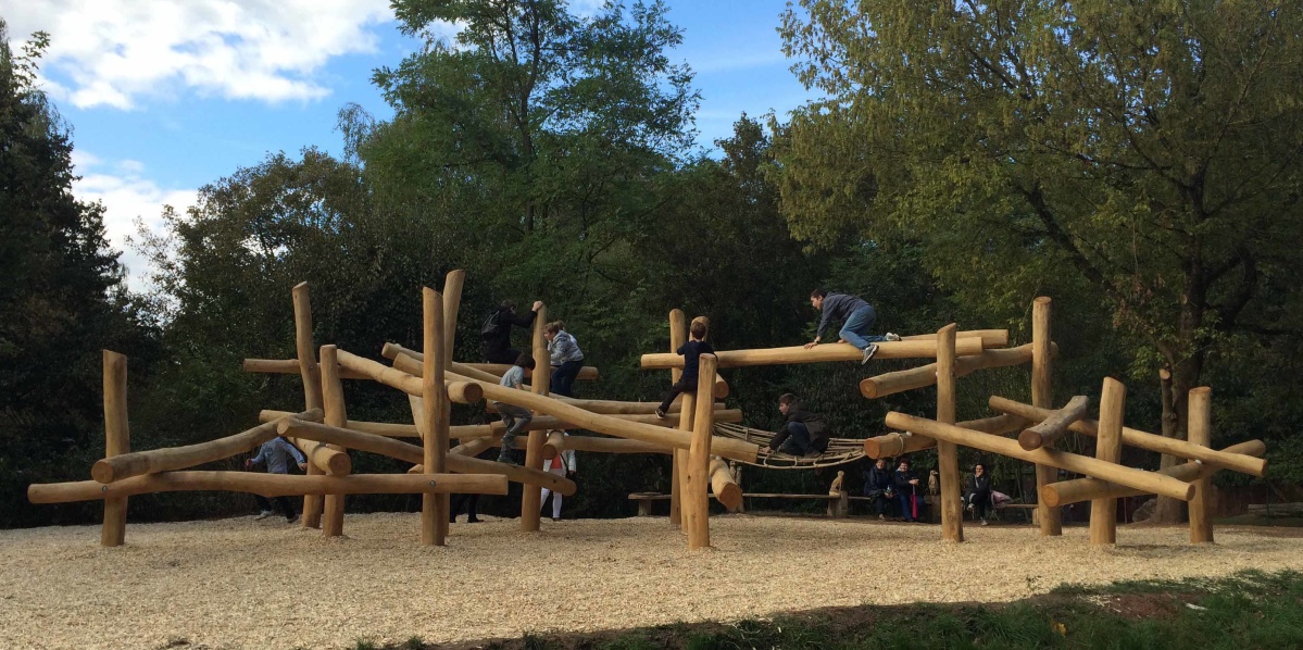 Neues Klettergerüst im Zoo. Foto: Zoologischer Garten Neues Klettergerüst im Zoo. Foto: Zoologischer Garten