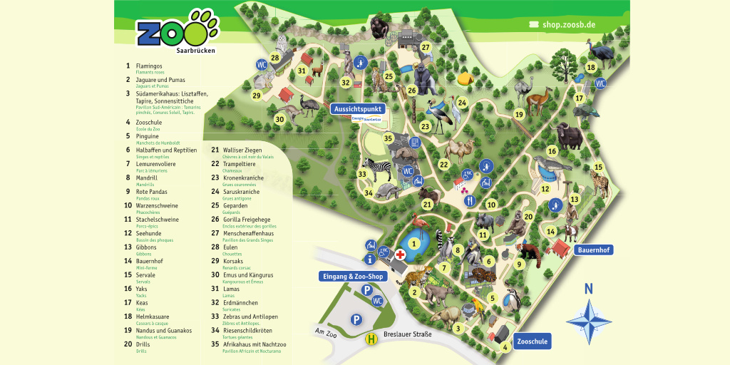 Zoo-Plan2024 Eine aktuelle Vorschau des Zooplans ist zu sehen.